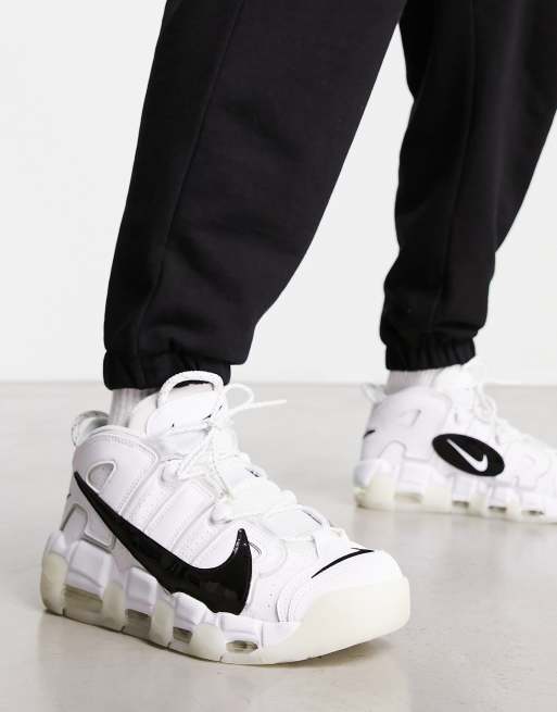 Custom Made Nike Air More Uptempo '96 White/Black Men Sneakers