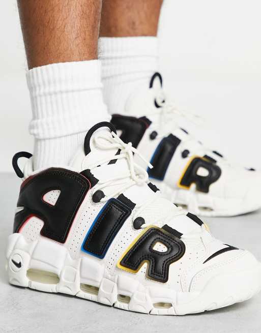 Custom Made Nike Air More Uptempo '96 White/Black Men Sneakers, Men's  Fashion, Footwear, Sneakers on Carousell