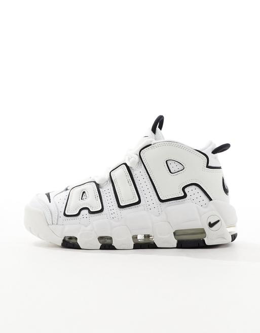 Nike air more clearance uptempo blanche et noir