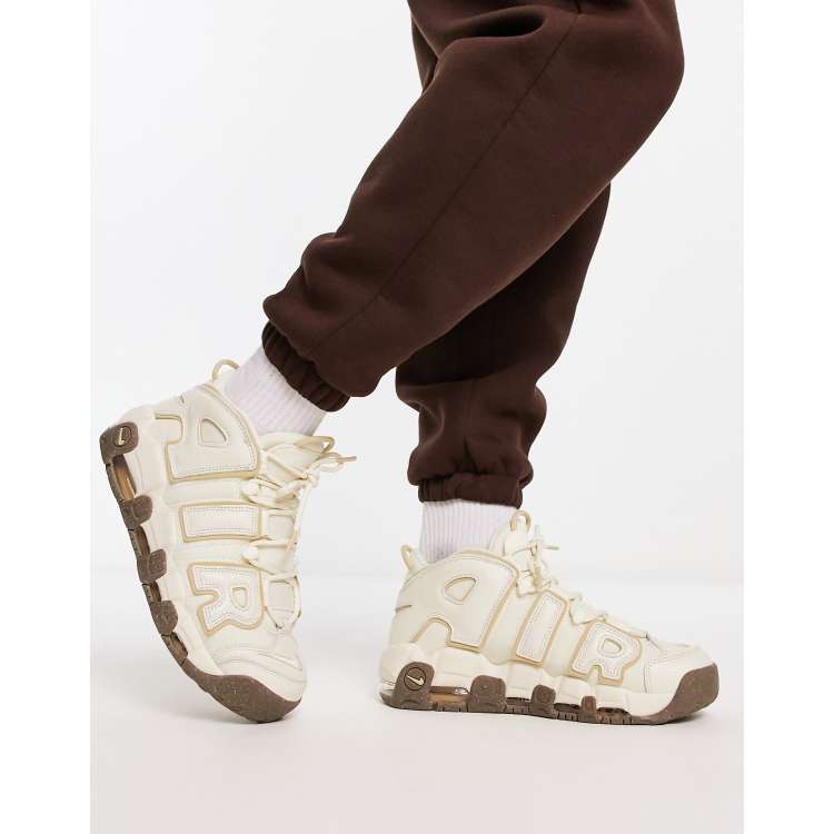 Nike air uptempo on sale cream