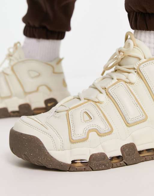 Nike store uptempo cream