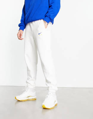 NIKE AIR NSW sweatpants in white