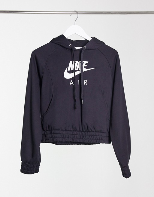 Nike Air oversized boxy hoodie in black