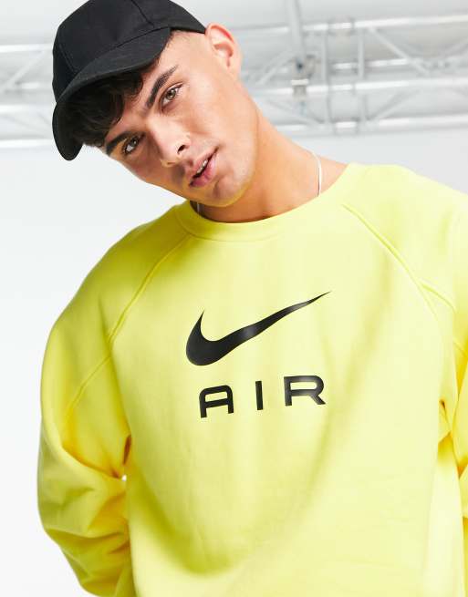 Pull nike air jaune new arrivals