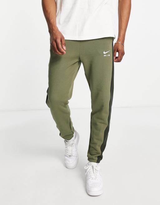 Nike olive store track pants