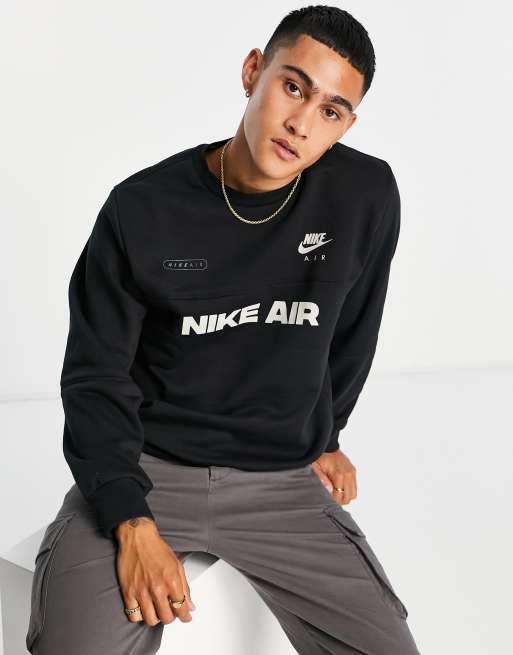 Nike Sportswear Air Fleece Crewneck / Black