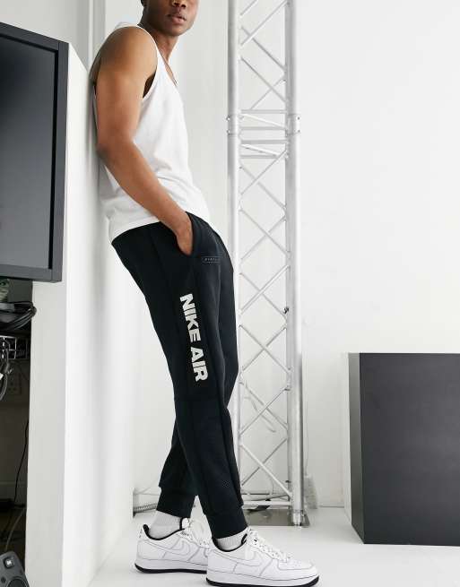 cuffed fleece sweatpants