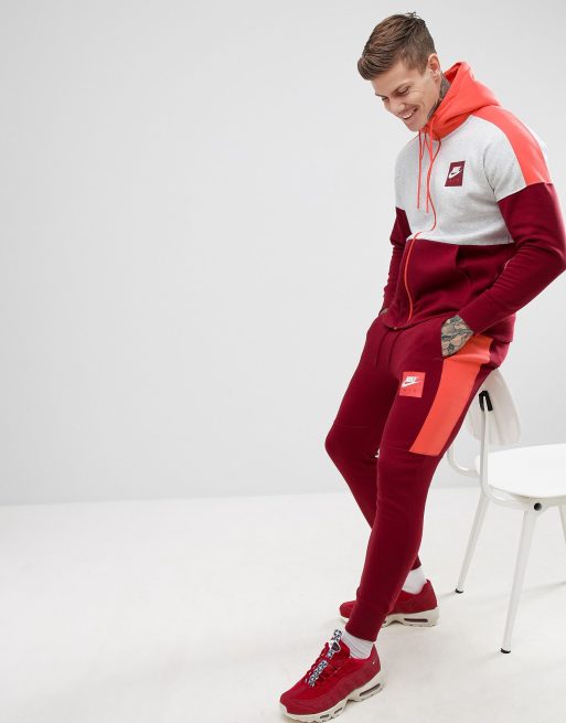 Nike Air Pantalon de jogging Rouge 886048 677 ASOS