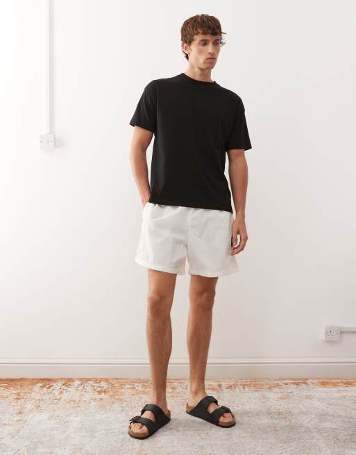 Nike - Air - Pantaloncini color crema, 2 di 5
