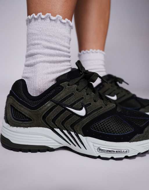 Nike Air Pegasus 2005 sneakers in dark green and silver