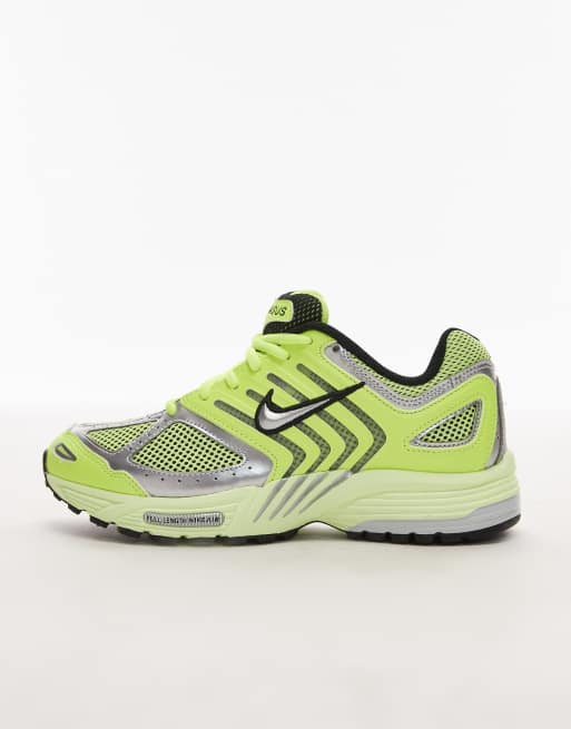 Nike Air Pegasus 2005 sneakers in green and silver