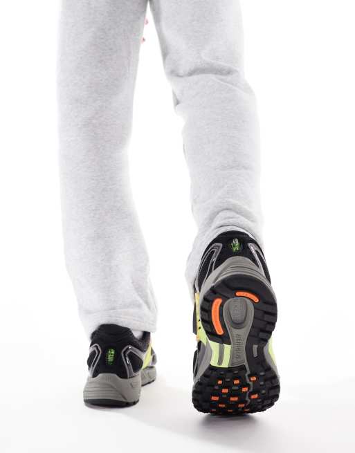 Nike Air Pegasus Wave sneakers in black and orange, 4 of 5