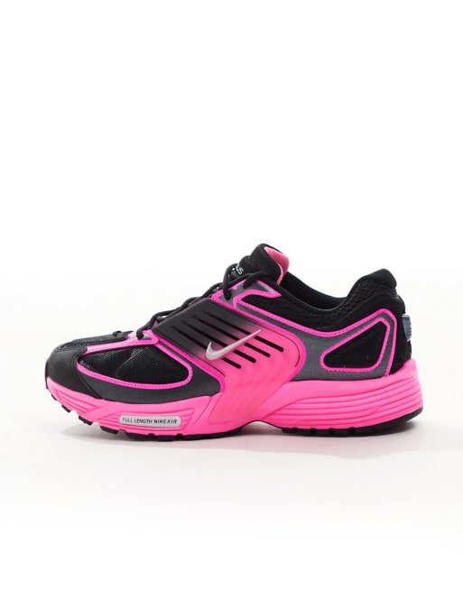 Nike Air Pegasus Wave sneakers in black and pink | ASOS