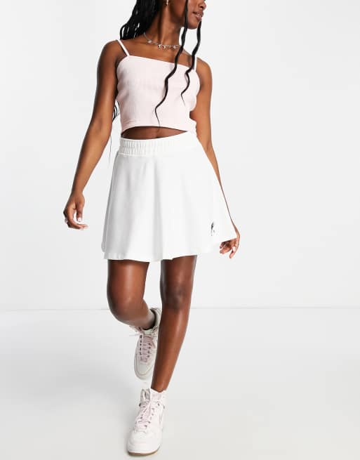 Nike Air pique skirt in white | ASOS