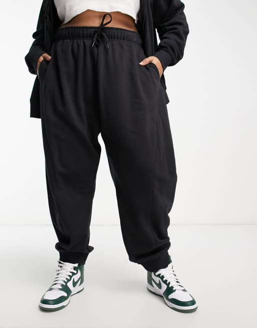 Nike Air Plus fleece joggers in black