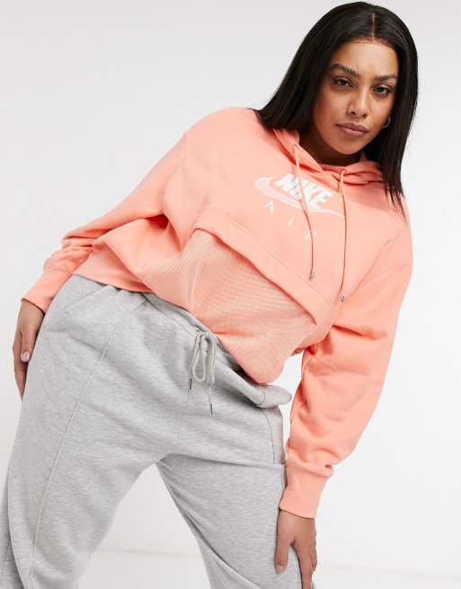 Peach 2025 nike sweatshirt