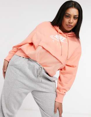 nike peach hoodie