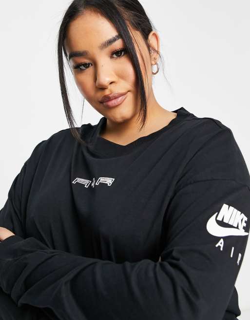 Nike air long hot sale sleeve t shirt womens