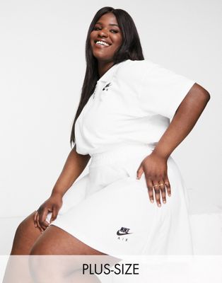 Nike Air Plus pique skirt in white - ASOS Price Checker