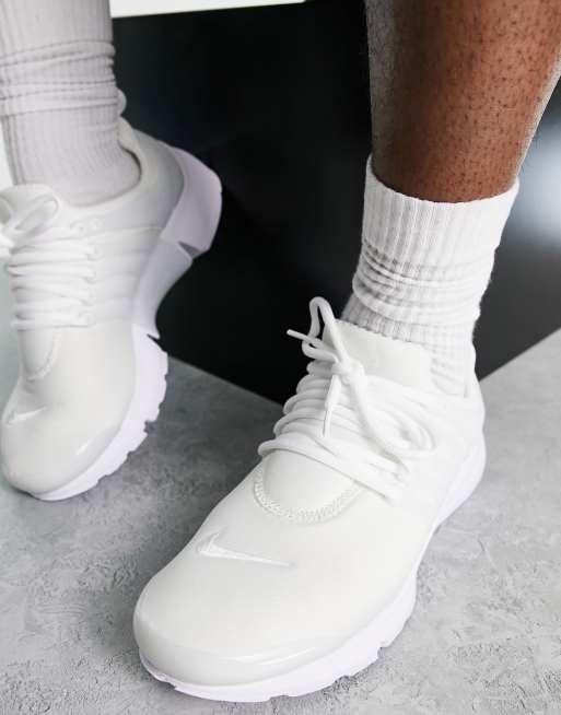 Nike air presto blanche femme sale