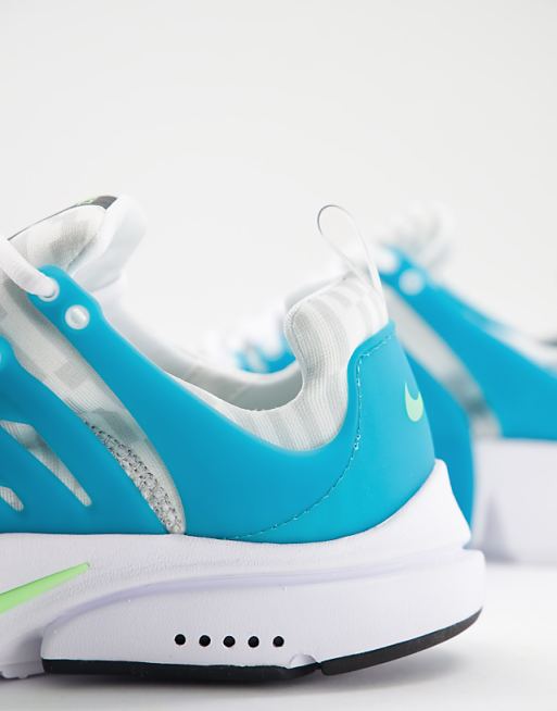 Nike - Air Presto EC21 - Baskets - Blanc/Aquamarine Nike - Air Presto EC21 - Baskets - Blanc/Aquamarine