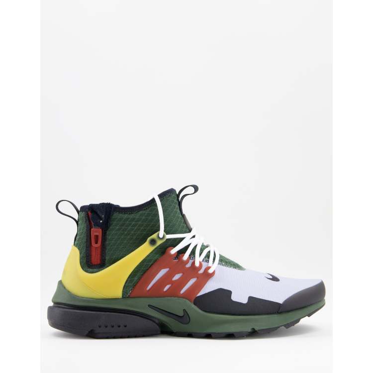 Nike Air Mid Utility trainers in khaki and | ASOS