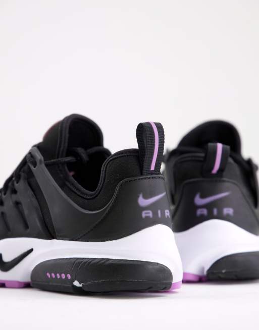 Nike presto black purple hotsell