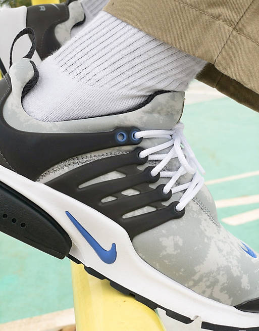 posibilidad Parámetros gris Nike Air Presto trainers in smoke grey and white | ASOS