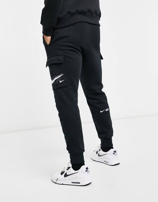 Nike Club Cuffed Cargo Sweatpants In Black BLACK ASOS, 42% OFF