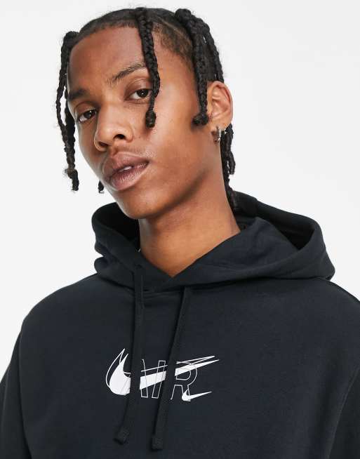 Nike Air Print Pack hoodie in black