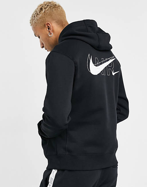 partes Divertidísimo sin embargo Nike Air Print Pack hoodie in black | ASOS