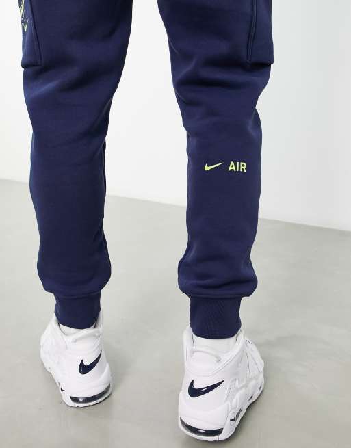 Nike Air Print Pack joggers in navy