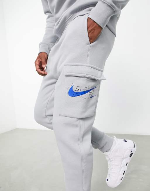 Nike air grey joggers hotsell