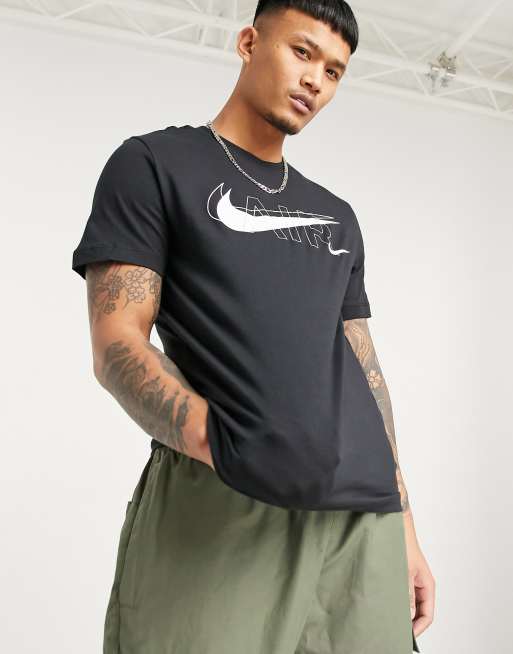 Nike Air - Print Pack - T-shirt i sort