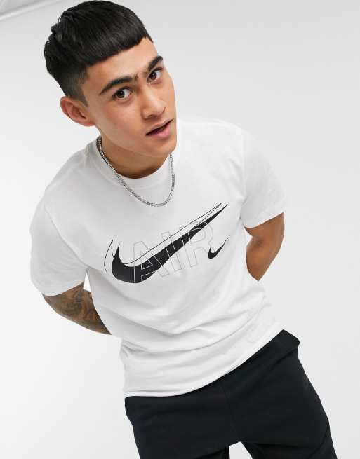 Nike air deals t shirt white