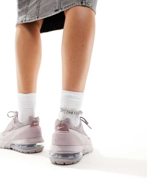 Nike - Air Pulse - Sneakers color malva affumicato e viola, 5 di 5