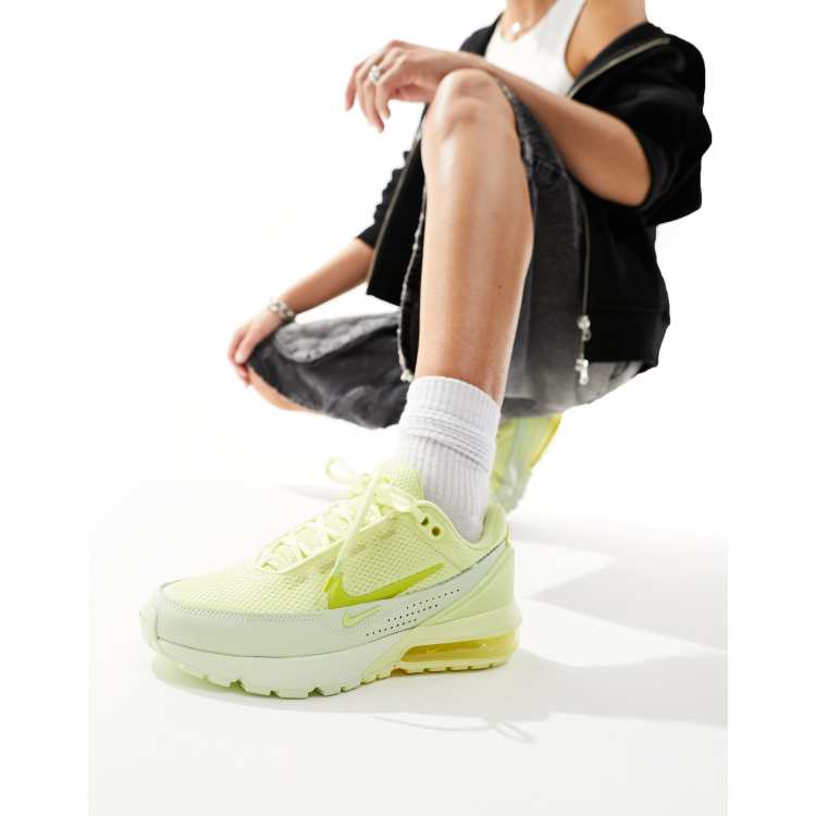 Nike Air Pulse trainers in luminous yellow ASOS