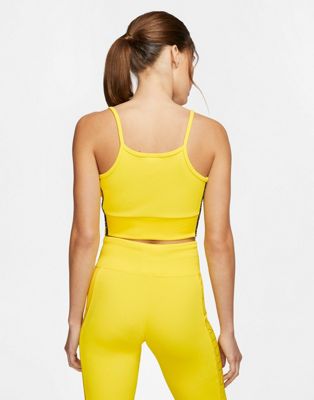 nike air ribbed strappy crop top