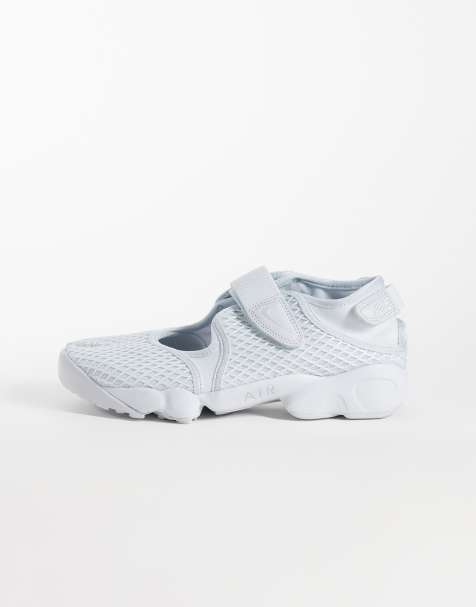 Nike Air Rift lace trainers in white - view 1