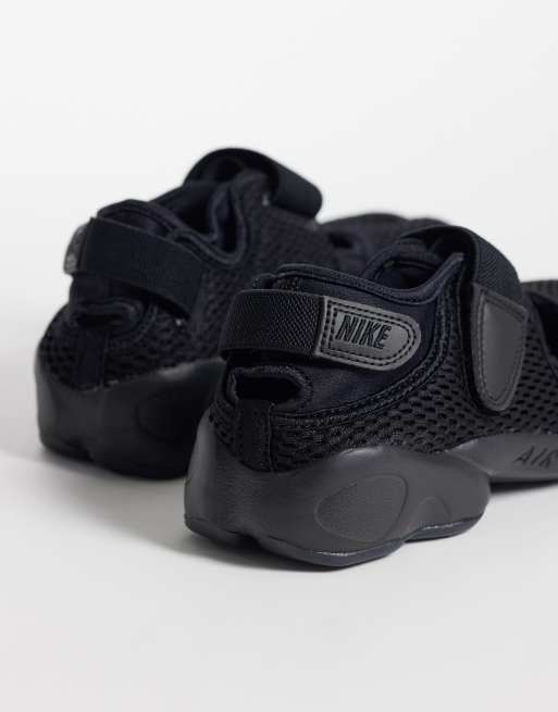 Nike Air Rift mesh sneakers in black, 2 of 5