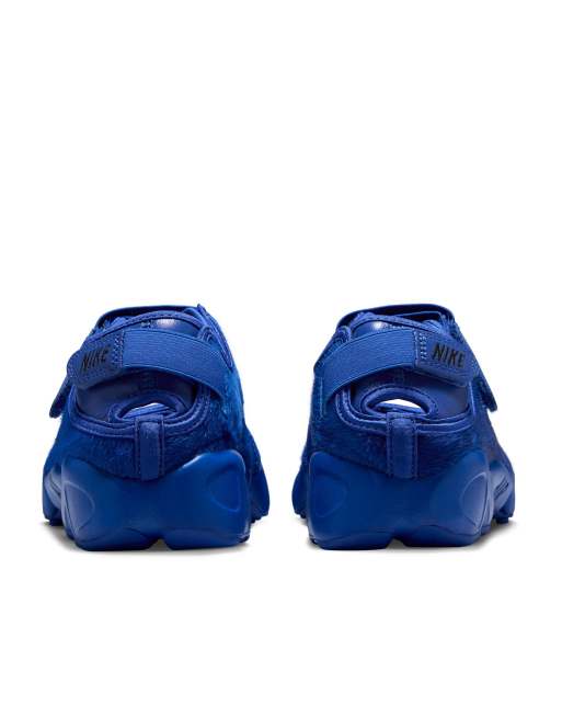 Nike Air Rift pony hair sneakers in cobalt blue, 4 of 4