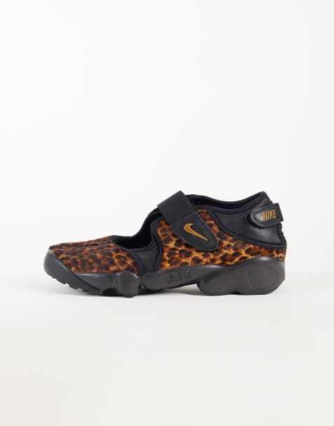 Nike Air Rift Sneaker mit Leopardenmuster aus Ponyhaar - view 1