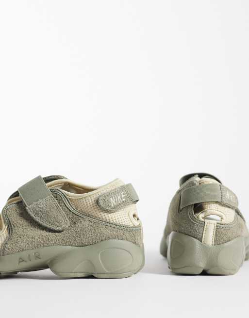 Nike Air Rift sneakers i khaki-ruskind, 3 af 5
