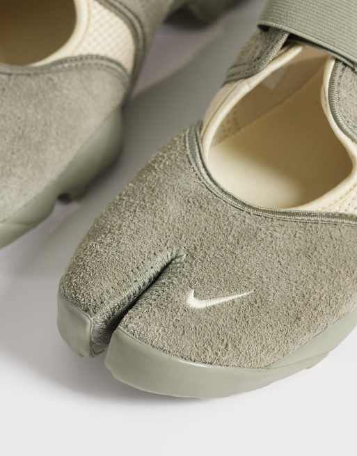 Nike Air Rift sneakers i khaki-ruskind, 4 af 5