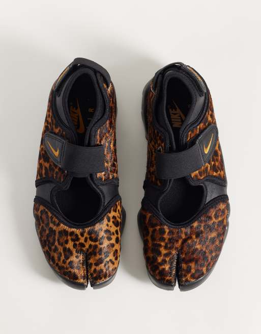 Nike Air Rift sneakers i leopard pony hair, 3 af 5