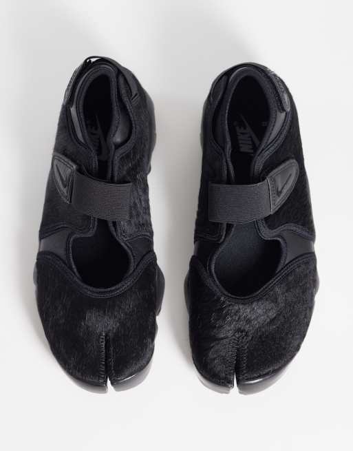 Nike Air Rift sneakers i sort ponyhår, 2 af 5