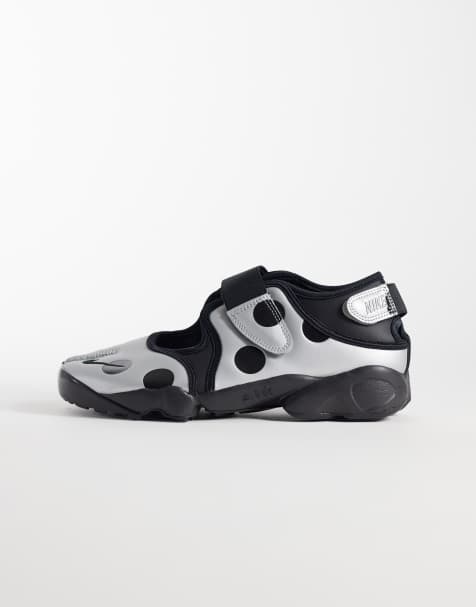 Nike Air Rift sneakers in black and silver polka dot - view 1