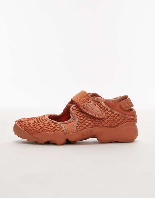 Nike Air Rift 7 (US) グレー/オレンジ Nike Air Rift Women US 7.0 Sneakers Orange Used | eBay