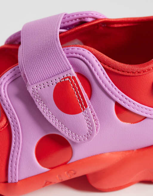 Nike Air Rift sneakers in pink and red polka dot print, 4 of 5