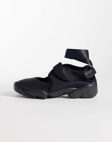 Nike - Air Rift - Sneakers nere in raso stile balletto - view 1